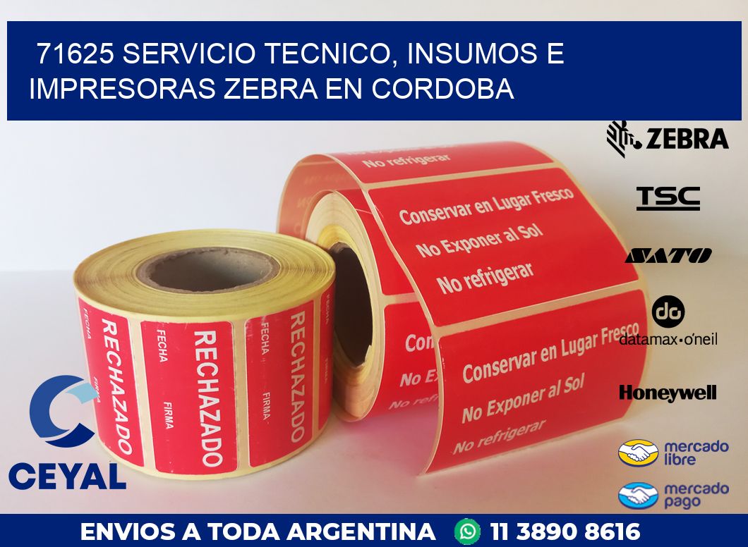 71625 SERVICIO TECNICO, INSUMOS E IMPRESORAS ZEBRA EN CORDOBA