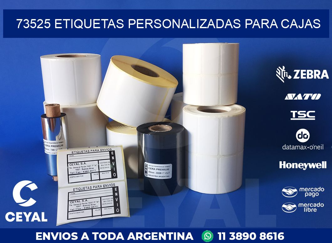 73525 ETIQUETAS PERSONALIZADAS PARA CAJAS