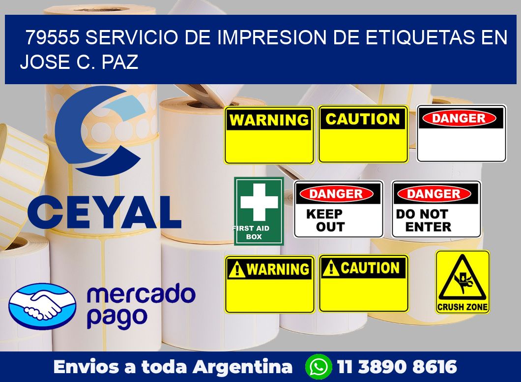 79555 SERVICIO DE IMPRESION DE ETIQUETAS EN JOSE C. PAZ