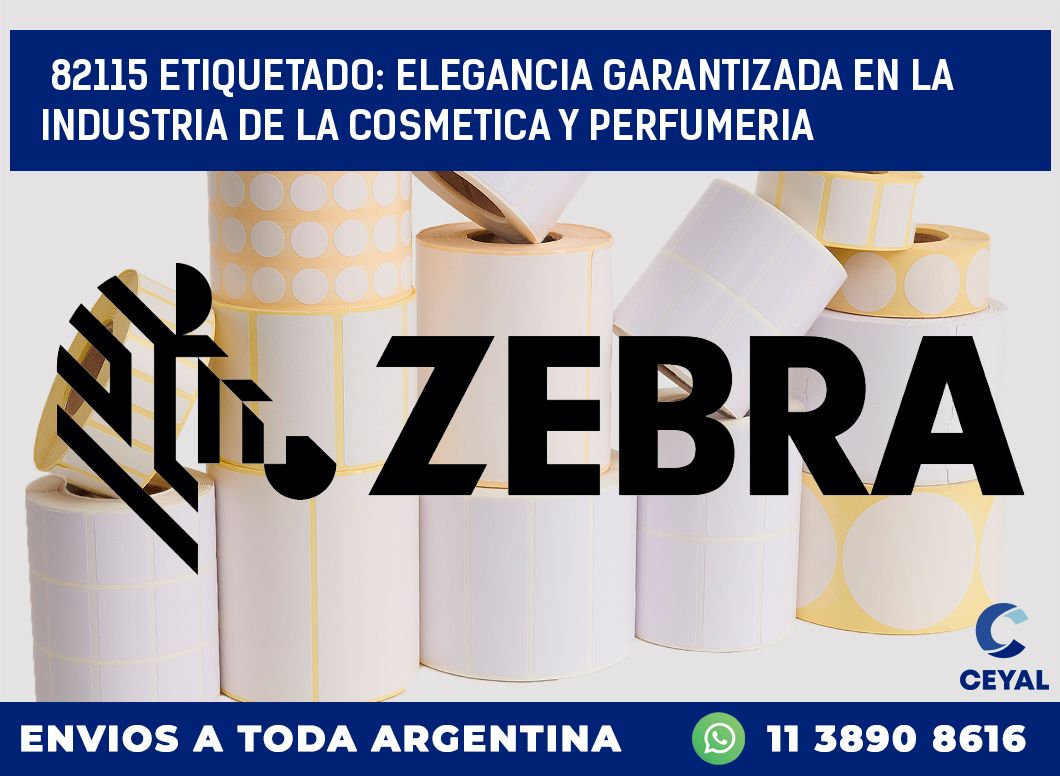 82115 ETIQUETADO: ELEGANCIA GARANTIZADA EN LA INDUSTRIA DE LA COSMETICA Y PERFUMERIA
