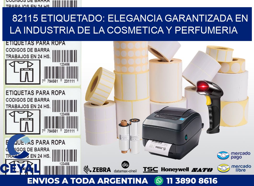 82115 ETIQUETADO: ELEGANCIA GARANTIZADA EN LA INDUSTRIA DE LA COSMETICA Y PERFUMERIA