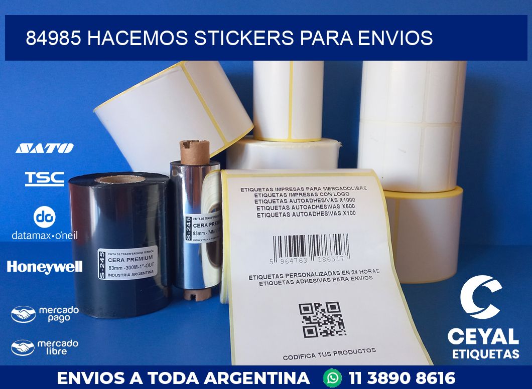 84985 HACEMOS STICKERS PARA ENVIOS