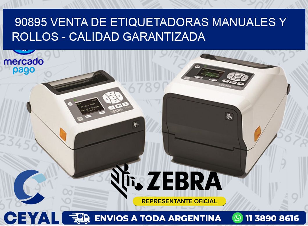 90895 VENTA DE ETIQUETADORAS MANUALES Y ROLLOS - CALIDAD GARANTIZADA