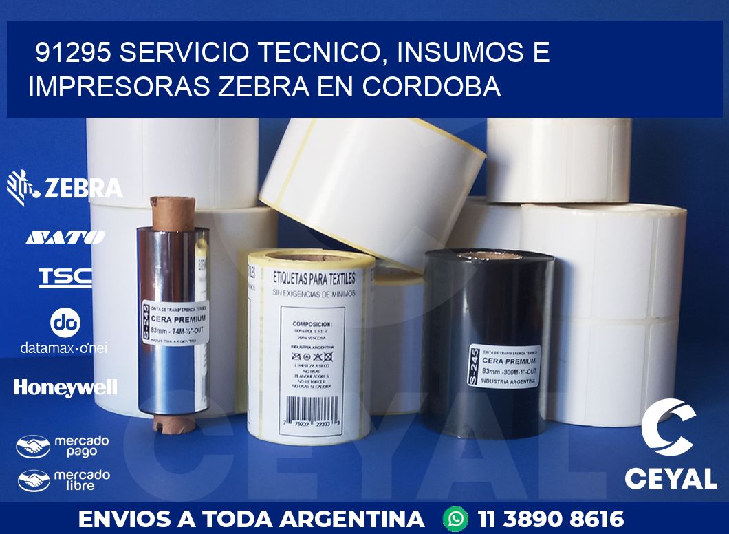91295 SERVICIO TECNICO, INSUMOS E IMPRESORAS ZEBRA EN CORDOBA