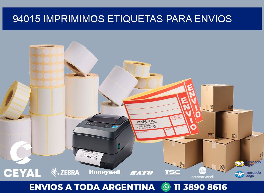 94015 IMPRIMIMOS ETIQUETAS PARA ENVIOS
