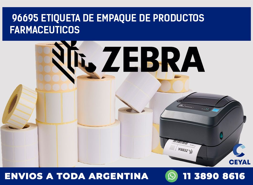 96695 ETIQUETA DE EMPAQUE DE PRODUCTOS FARMACEUTICOS