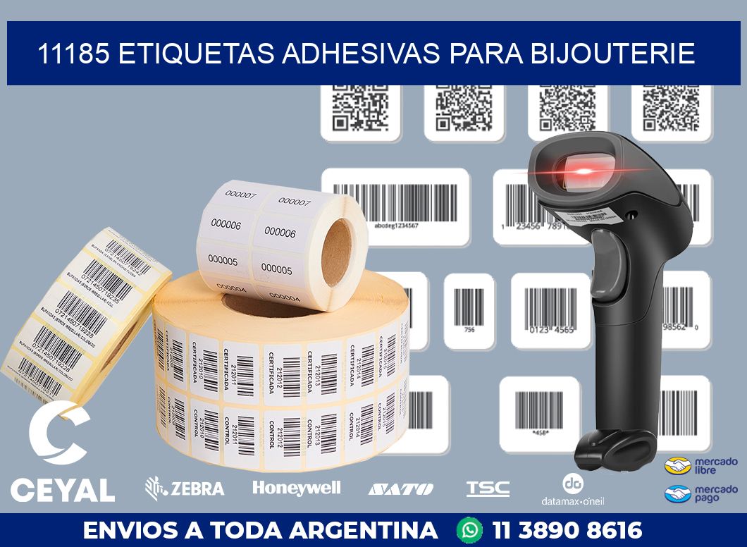 11185 ETIQUETAS ADHESIVAS PARA BIJOUTERIE