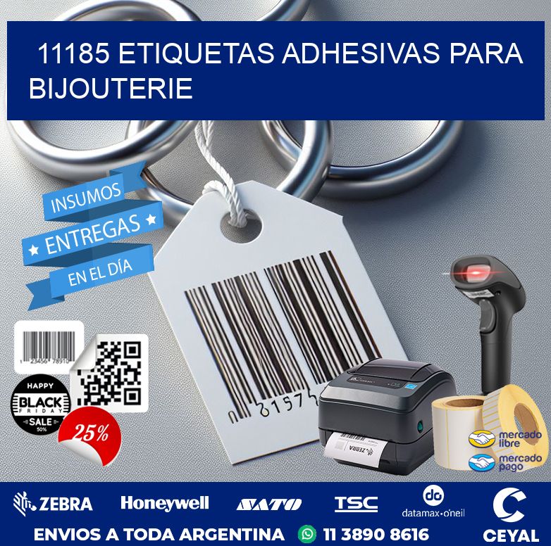 11185 ETIQUETAS ADHESIVAS PARA BIJOUTERIE