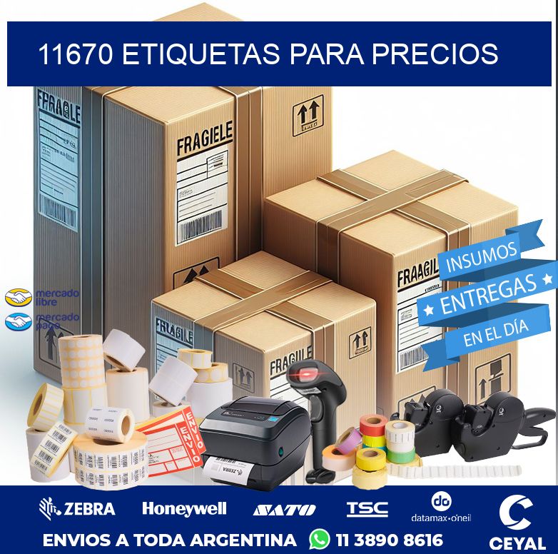 11670 ETIQUETAS PARA PRECIOS