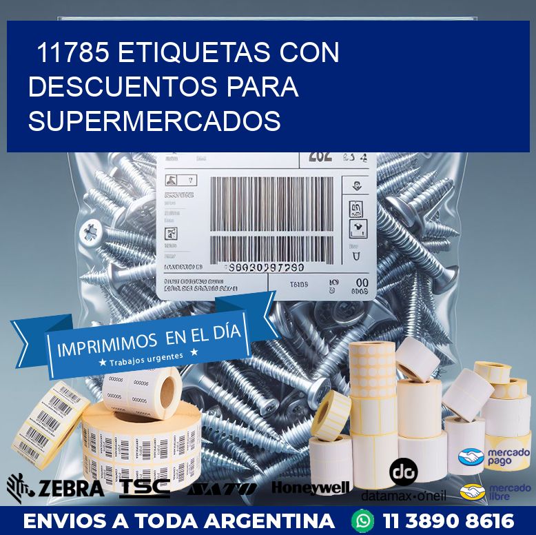 11785 ETIQUETAS CON DESCUENTOS PARA SUPERMERCADOS