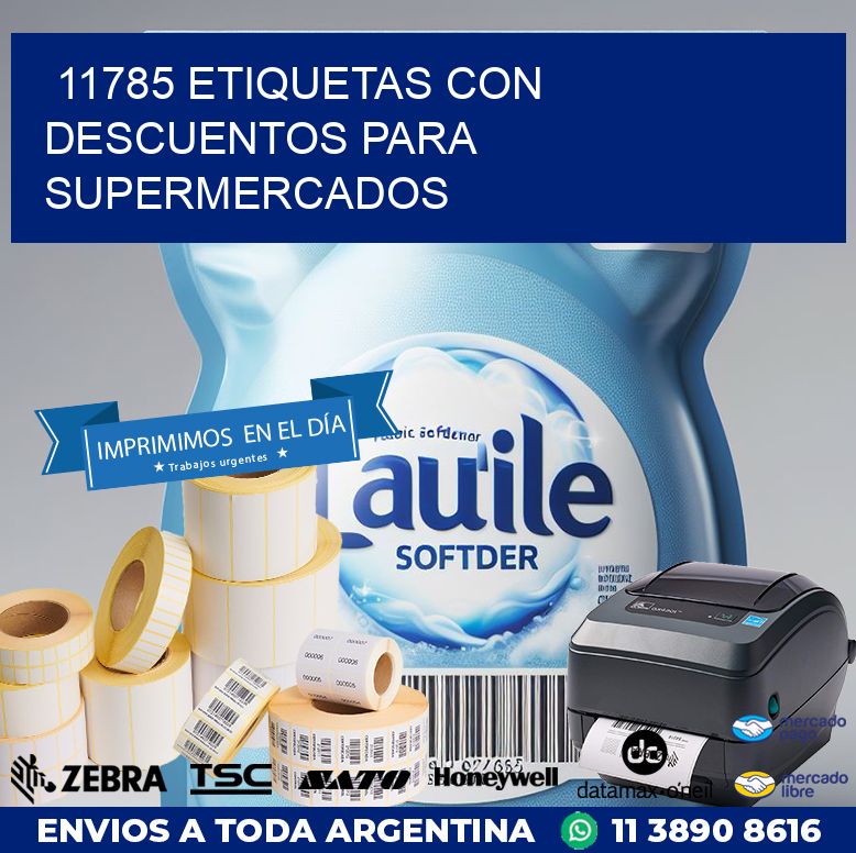 11785 ETIQUETAS CON DESCUENTOS PARA SUPERMERCADOS