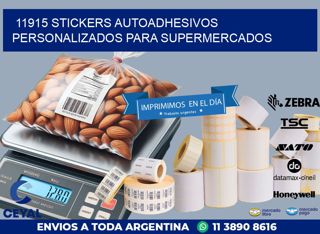 11915 STICKERS AUTOADHESIVOS PERSONALIZADOS PARA SUPERMERCADOS