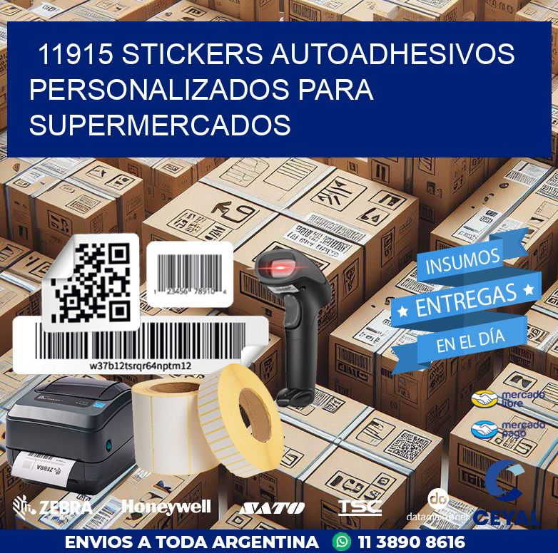 11915 STICKERS AUTOADHESIVOS PERSONALIZADOS PARA SUPERMERCADOS
