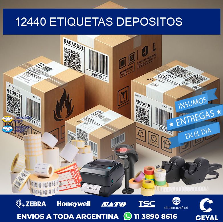 12440 ETIQUETAS DEPOSITOS