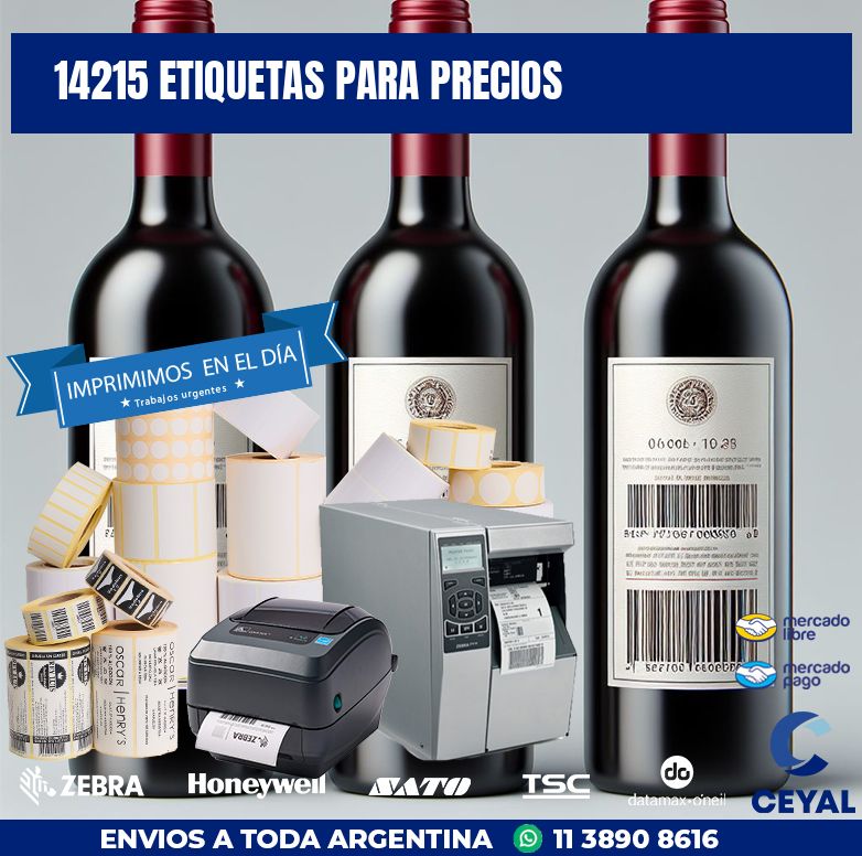 14215 ETIQUETAS PARA PRECIOS