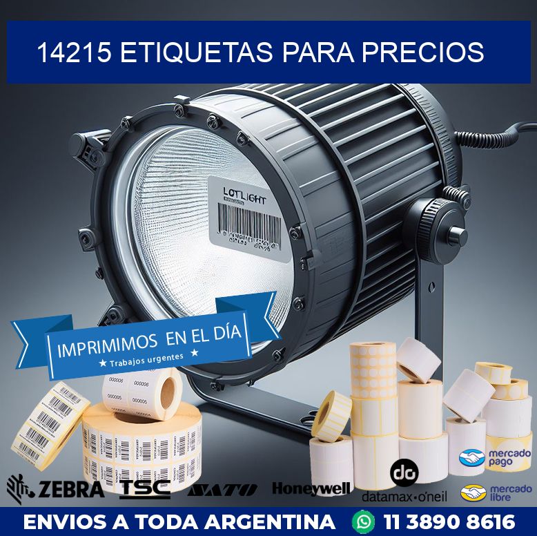 14215 ETIQUETAS PARA PRECIOS
