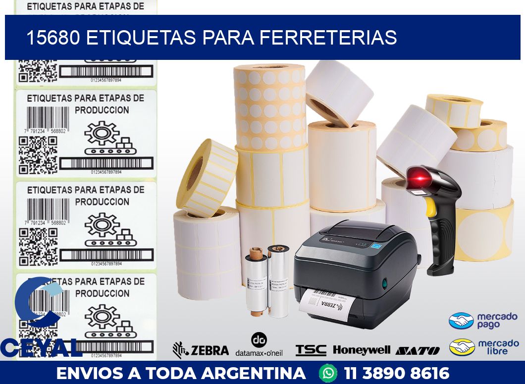 15680 ETIQUETAS PARA FERRETERIAS
