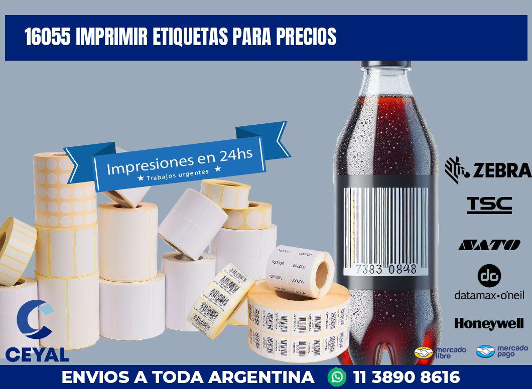 16055 IMPRIMIR ETIQUETAS PARA PRECIOS