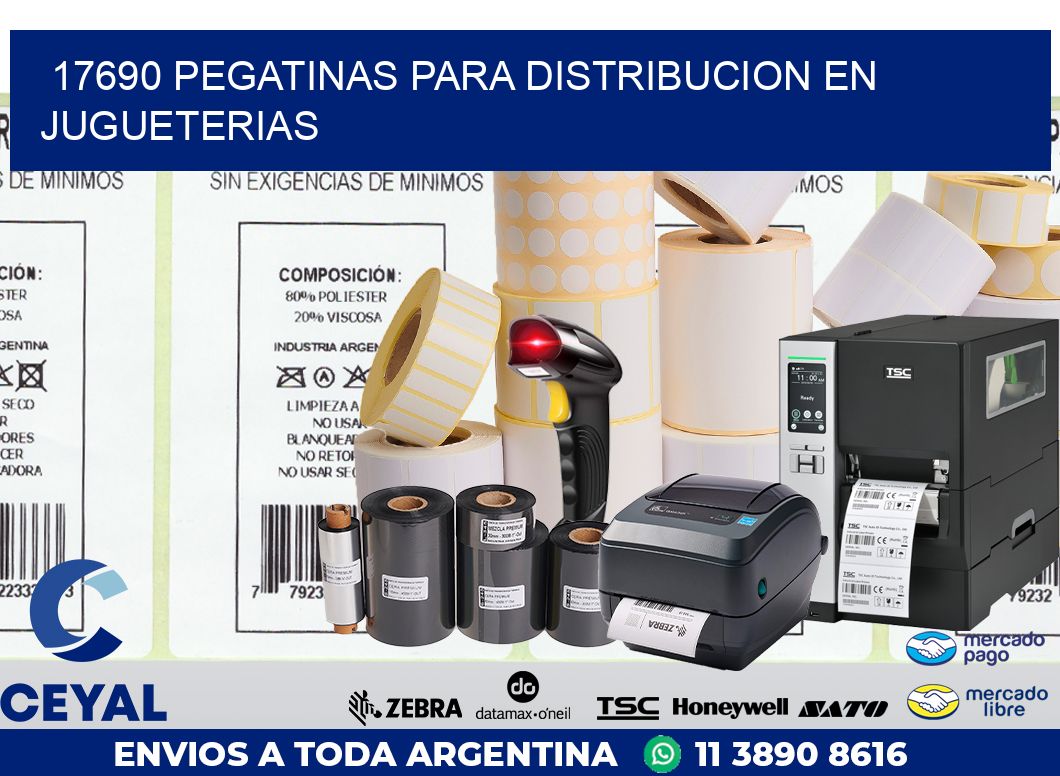 17690 PEGATINAS PARA DISTRIBUCION EN JUGUETERIAS