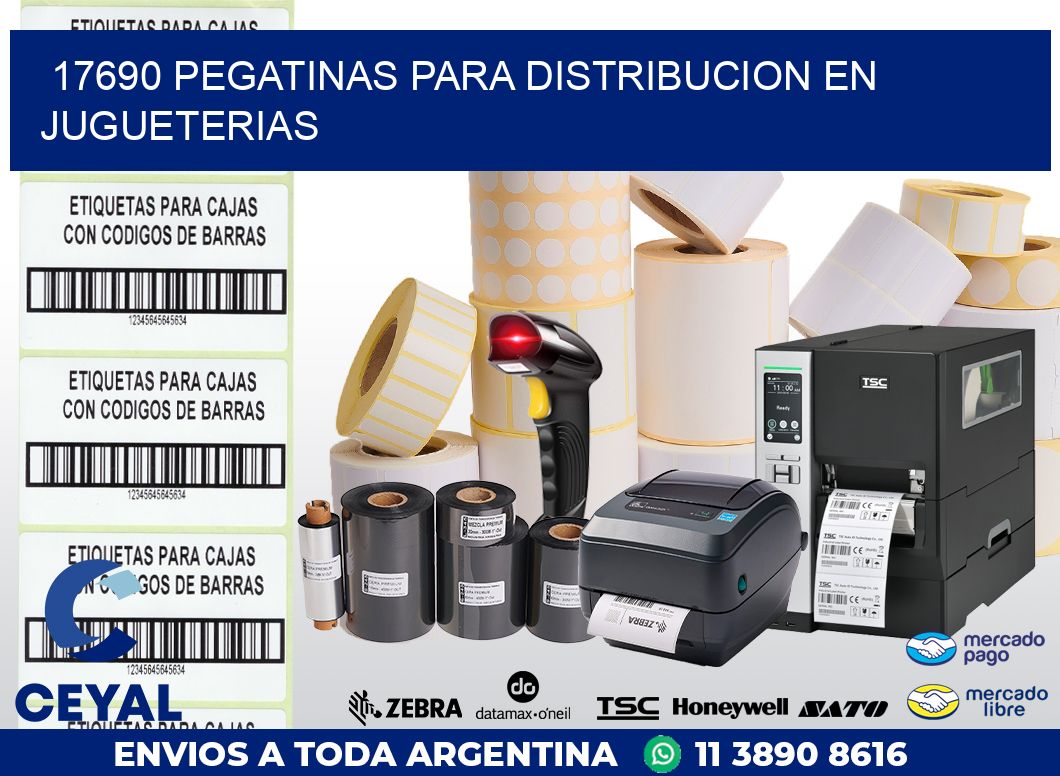 17690 PEGATINAS PARA DISTRIBUCION EN JUGUETERIAS