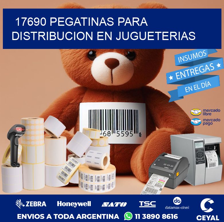 17690 PEGATINAS PARA DISTRIBUCION EN JUGUETERIAS
