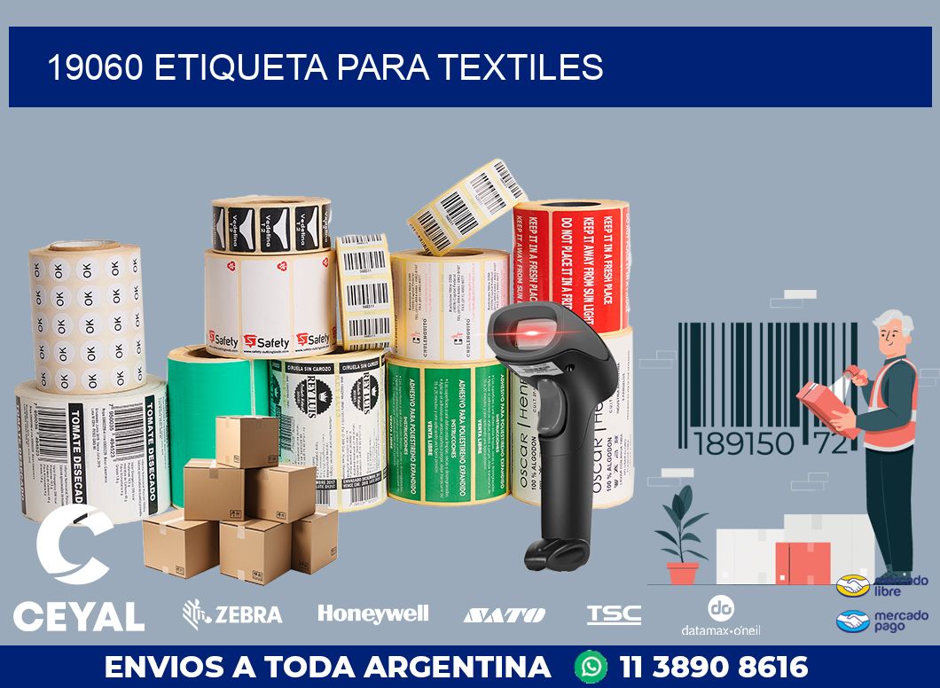 19060 ETIQUETA PARA TEXTILES