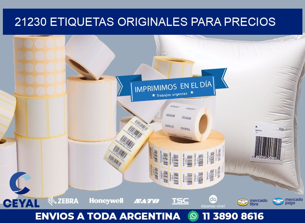 21230 ETIQUETAS ORIGINALES PARA PRECIOS