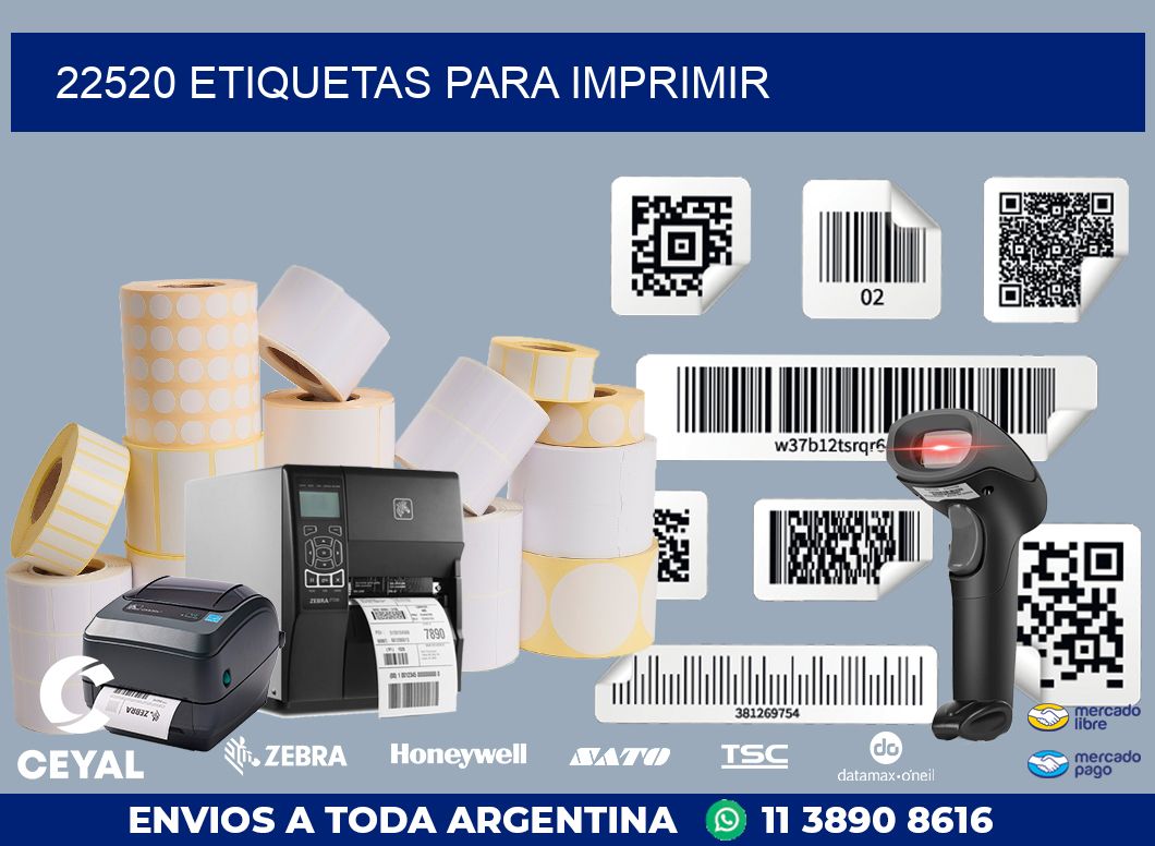 22520 ETIQUETAS PARA IMPRIMIR