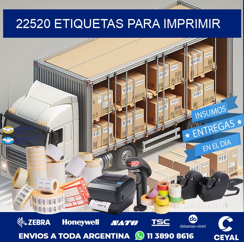 22520 ETIQUETAS PARA IMPRIMIR