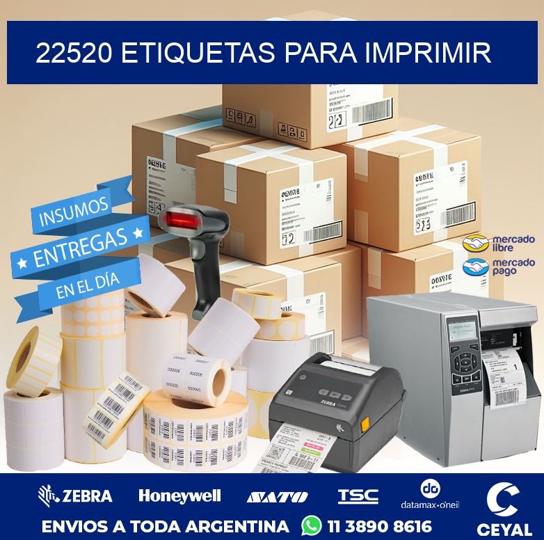 22520 ETIQUETAS PARA IMPRIMIR