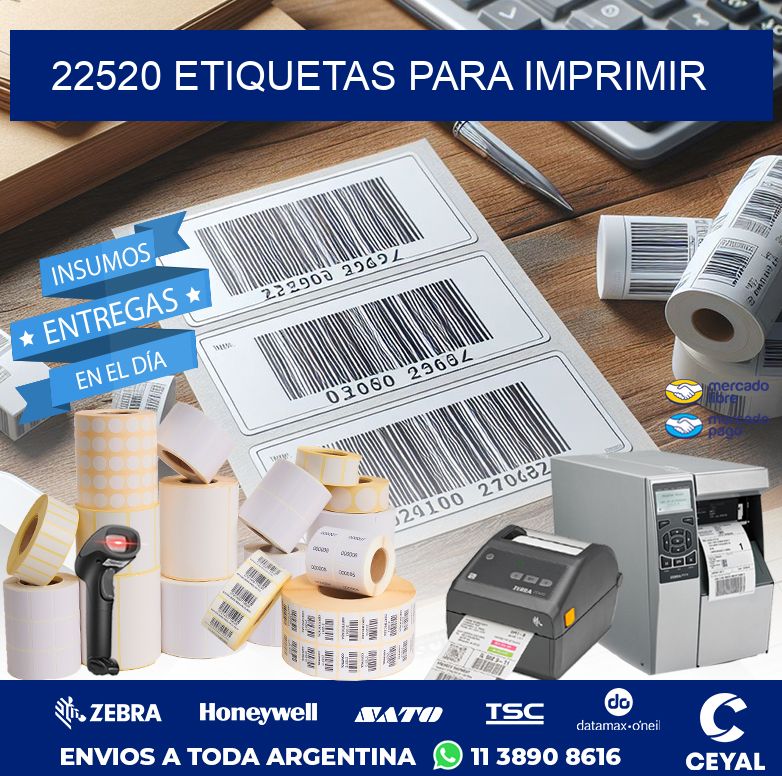 22520 ETIQUETAS PARA IMPRIMIR