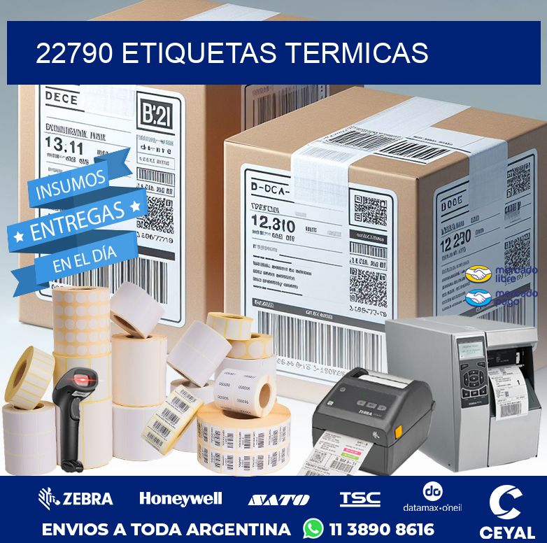 22790 ETIQUETAS TERMICAS