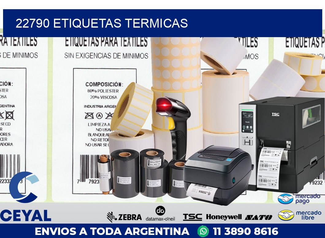 22790 ETIQUETAS TERMICAS