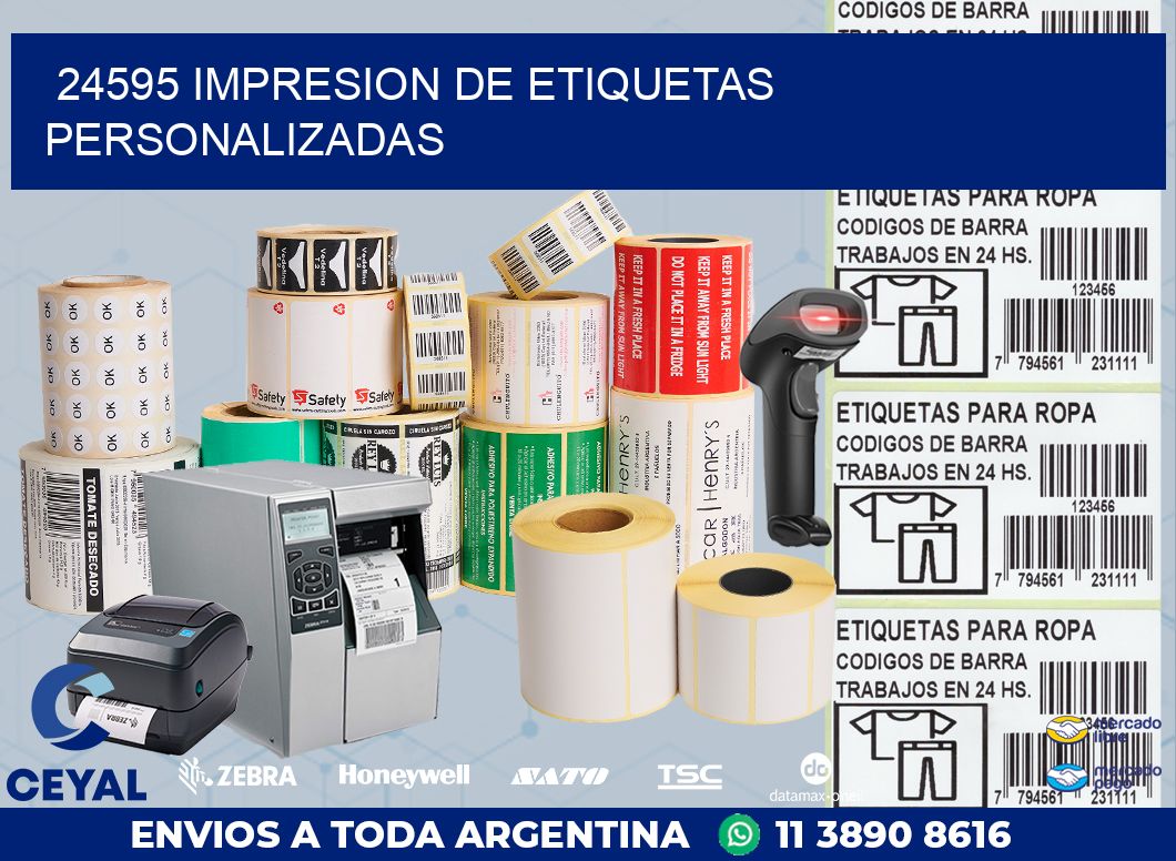 24595 IMPRESION DE ETIQUETAS PERSONALIZADAS
