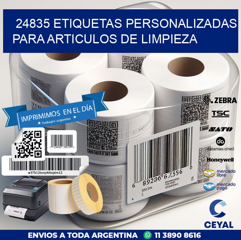 24835 ETIQUETAS PERSONALIZADAS PARA ARTICULOS DE LIMPIEZA