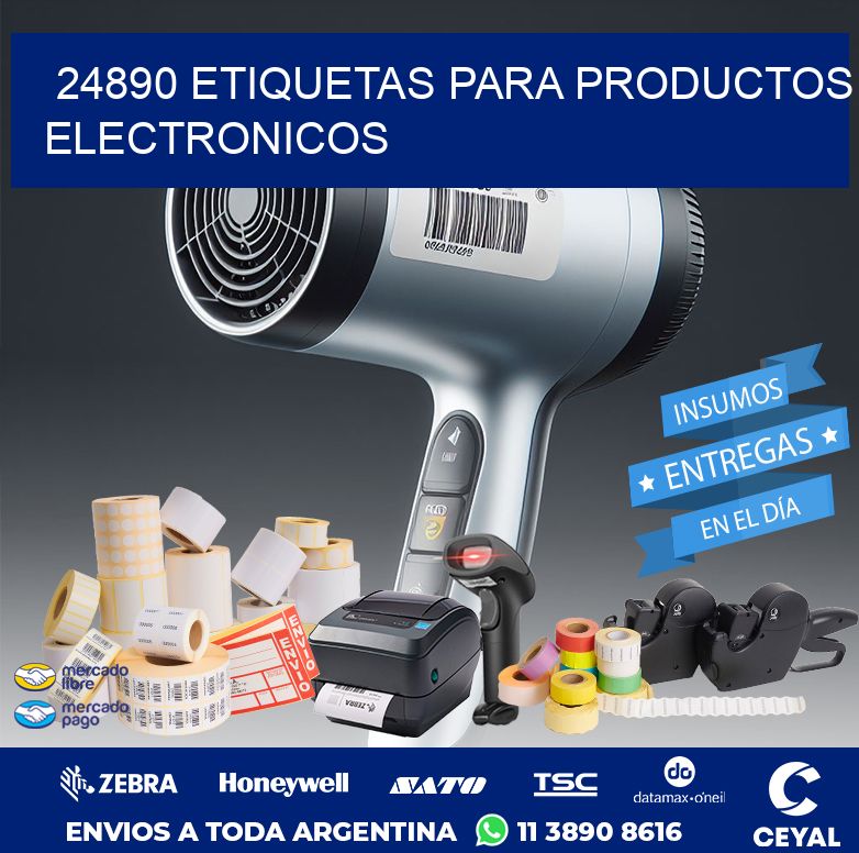 24890 ETIQUETAS PARA PRODUCTOS ELECTRONICOS