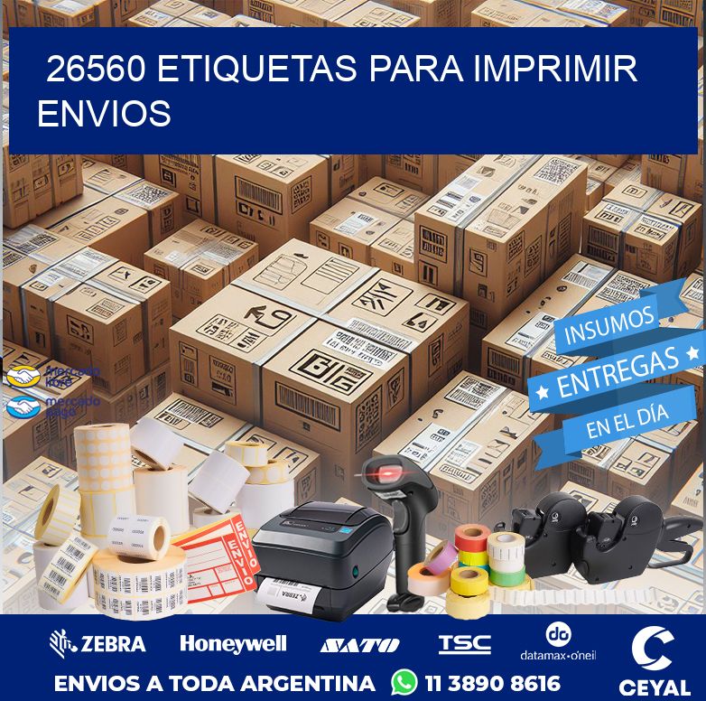 26560 ETIQUETAS PARA IMPRIMIR ENVIOS