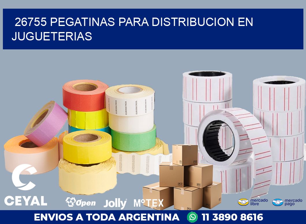 26755 PEGATINAS PARA DISTRIBUCION EN JUGUETERIAS