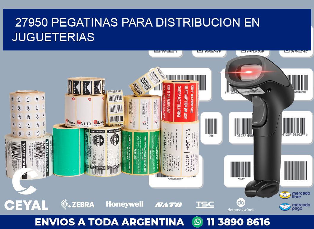 27950 PEGATINAS PARA DISTRIBUCION EN JUGUETERIAS