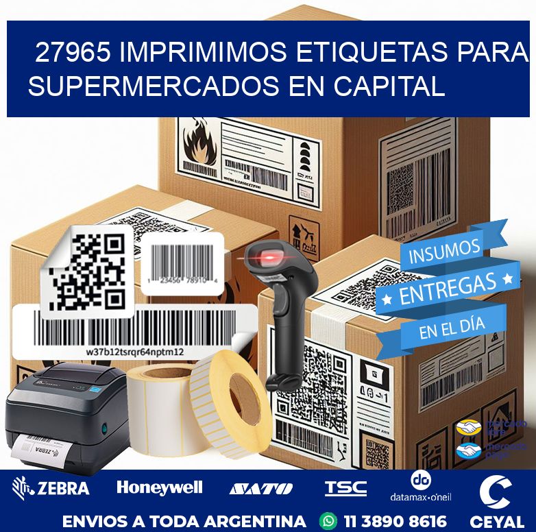 27965 IMPRIMIMOS ETIQUETAS PARA SUPERMERCADOS EN CAPITAL