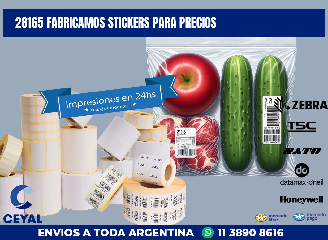 28165 FABRICAMOS STICKERS PARA PRECIOS