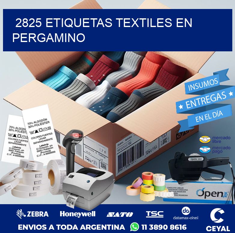 2825 ETIQUETAS TEXTILES EN PERGAMINO