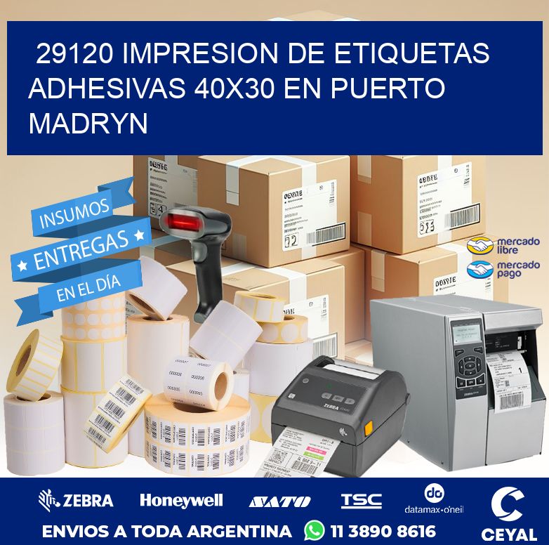 29120 IMPRESION DE ETIQUETAS ADHESIVAS 40X30 EN PUERTO MADRYN