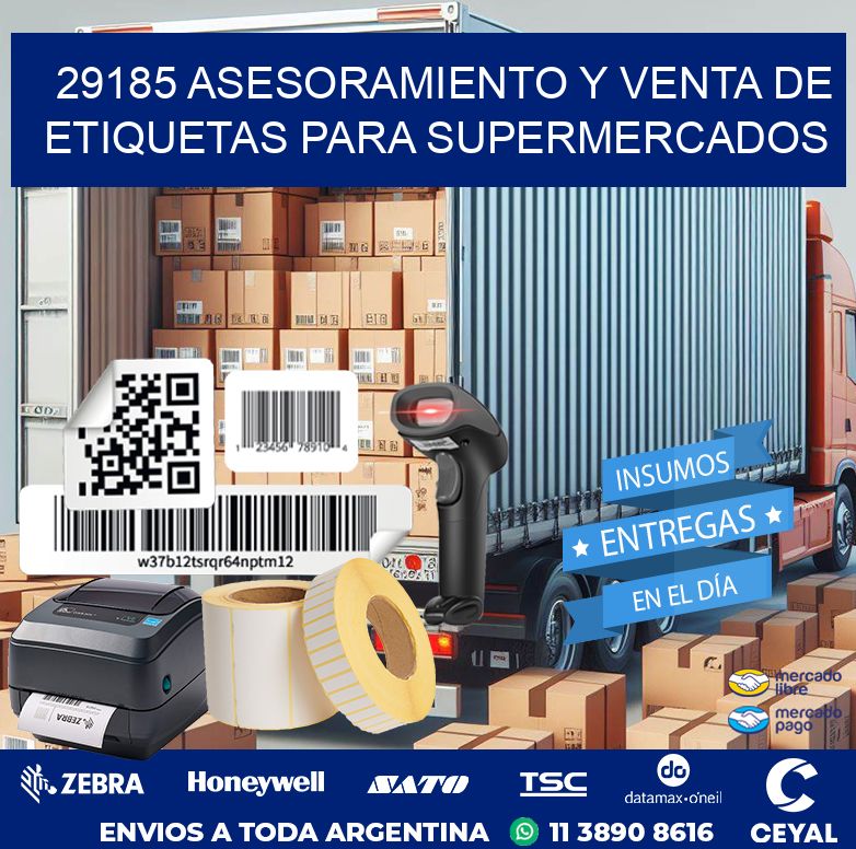 29185 ASESORAMIENTO Y VENTA DE ETIQUETAS PARA SUPERMERCADOS