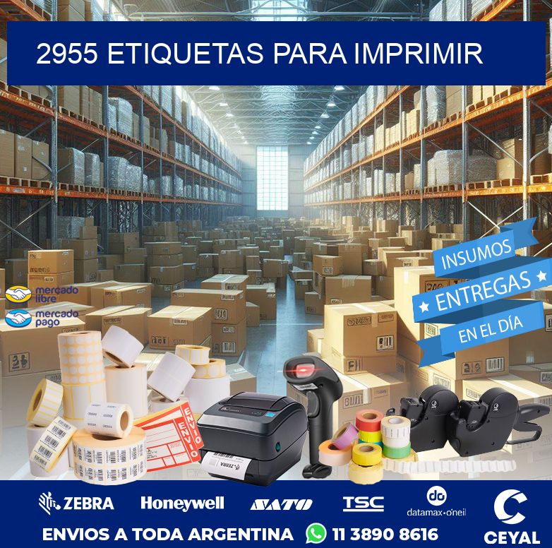 2955 ETIQUETAS PARA IMPRIMIR