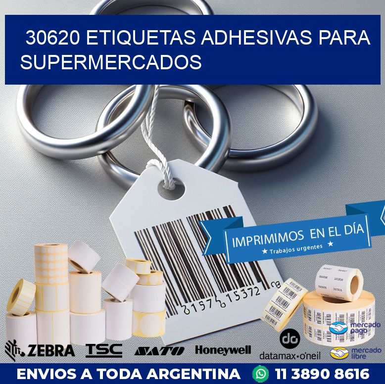 30620 ETIQUETAS ADHESIVAS PARA SUPERMERCADOS