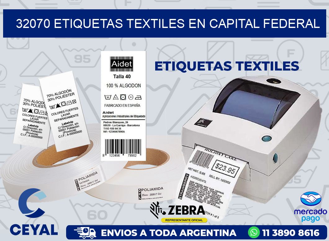 32070 ETIQUETAS TEXTILES EN CAPITAL FEDERAL