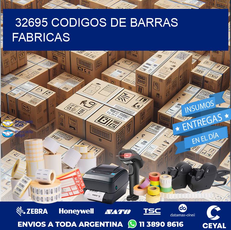 32695 CODIGOS DE BARRAS FABRICAS