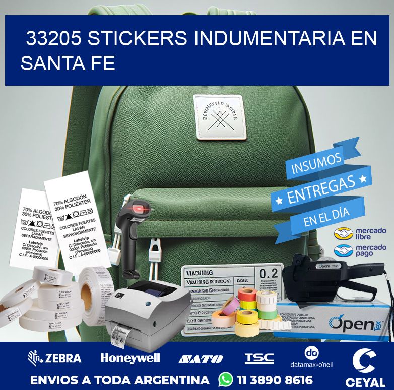 33205 STICKERS INDUMENTARIA EN SANTA FE