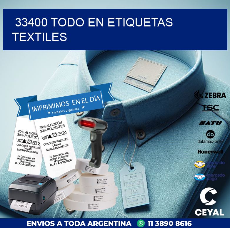 33400 TODO EN ETIQUETAS TEXTILES